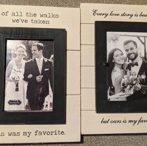 NEW Set of 2 wedding frames